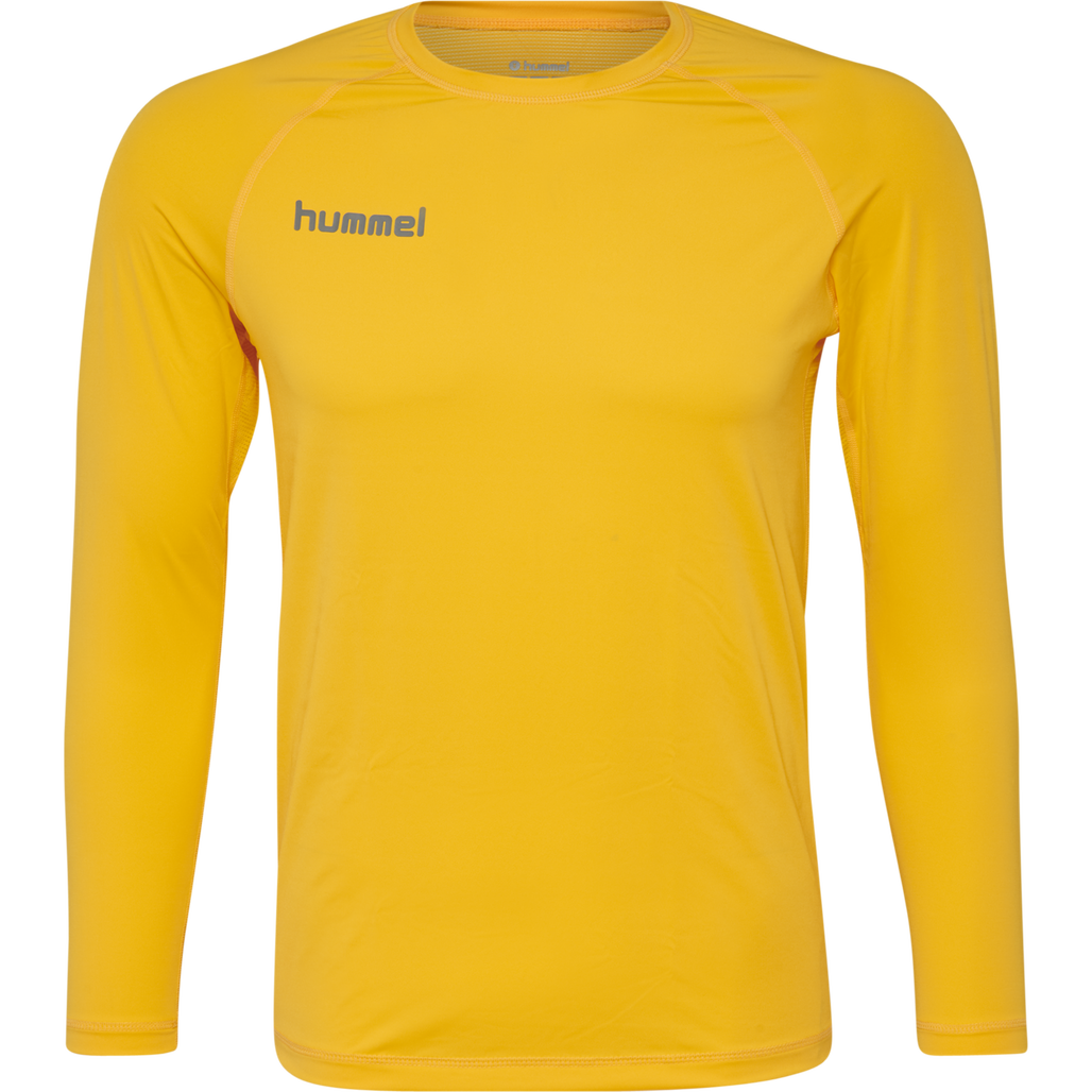 HUMMEL Unterziehshirt Gelb Kinder/Herren