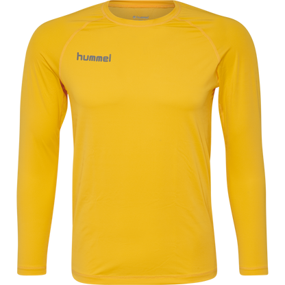 HUMMEL Unterziehshirt Gelb Kinder/Herren